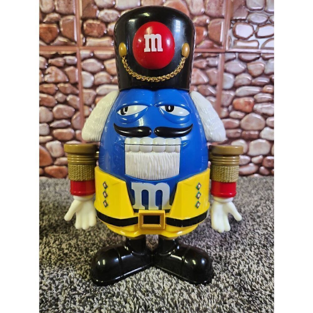 Vintage M&M Toy Soldier Candy Dispenser Decor collectable keepsake